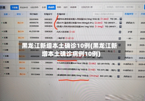 黑龙江新增本土确诊10例(黑龙江新增本土确诊病例10例)-第2张图片