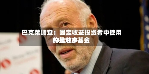 巴克莱调查：固定收益投资者中使用AI比较多的是对冲基金