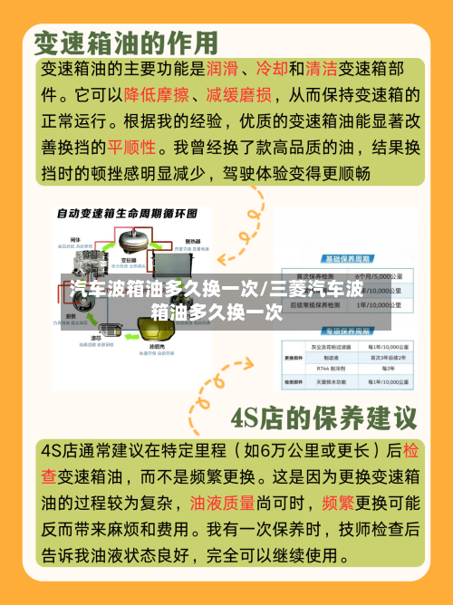汽车波箱油多久换一次/三菱汽车波箱油多久换一次