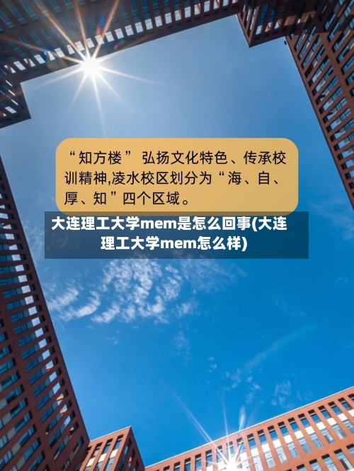 大连理工大学mem是怎么回事(大连理工大学mem怎么样)-第2张图片