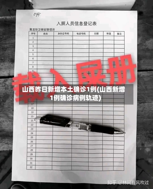 山西昨日新增本土确诊1例(山西新增1例确诊病例轨迹)-第2张图片